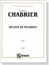 Chabrier【Recueil de Melodies】Vocal