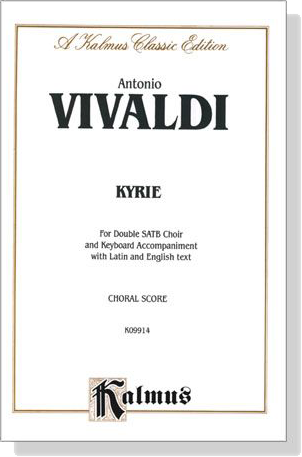 Vivaldi【Kyrie】Choral Score