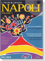 Cantolopera : Napoli Recital , Volume 3【CD+樂譜】for Voice and Piano Cantolopera : Napoli Recital , Volume 3【CD+樂譜】for Voice and Piano