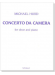 Michael Hurd【Concerto da Camera】for Oboe and Piano