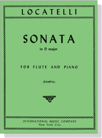 Pietro Locatelli【Sonata in D major】for Flute and Piano