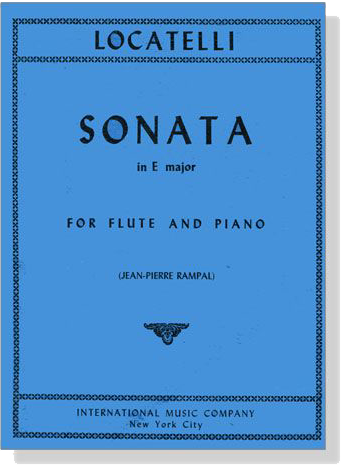 Pietro Locatelli【Sonata in E major】for Flute and Piano