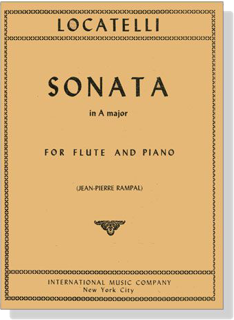 Pietro Locatelli【Sonata  in A major】for Flute and Piano