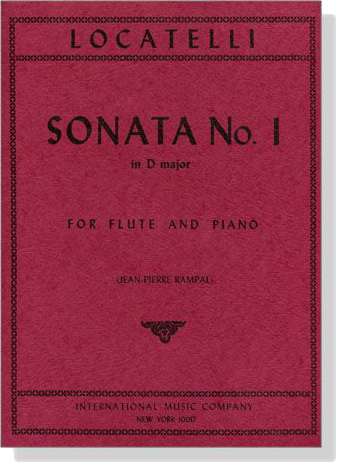 Pietro Locatelli【Sonata No. 1 in D major】for Flute and Piano