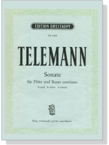 Telemann【Sonate , h-moll】für Flöte und Basso continuo Telemann【Sonate , h-moll】für Flöte und Basso continuo