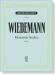 Wiedemann【Klarinetten- Studien】Heft , Nr. 1-12