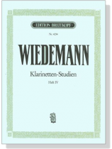 Wiedemann【Klarinetten- Studien】Heft Ⅳ, Umfang der Falsettöne Wiedemann【Klarinetten- Studien】Heft Ⅳ, Umfang der Falsettöne
