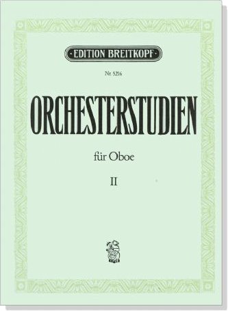 Orchesterstudien for Oboe【Ⅱ】