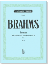 Brahms【Sonata No. 2 in F major Op.99】for Cello and Piano Brahms【Sonata No. 2 in F major Op.99】for Cello and Piano