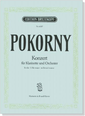 Pokorny【Konzert , Es-dur】Für Klarinette und Orchester