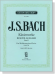 J.S. Bach【Klavierwerke Bousoni-Ausgabe , BandⅠ】Das Wohltemperierte Klavier, Ersten Teil, Heft 2 : BWV 854-861