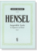 Hensel【Ausgewählte Lieder】für Singstimme und Klavier , Band Ⅰ Hensel【Ausgewählte Lieder】für Singstimme und Klavier , Band Ⅰ