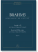 Brahms【Sextett in B】für 2 Violinen, 2 Violen und 2 Violoncelli , Opus 18 Brahms【Sextett in B】für 2 Violinen, 2 Violen und 2 Violoncelli , Opus 18