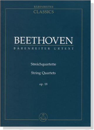 Beethoven【Streichquartett／String Quartets Op.18】