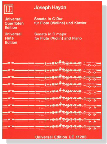 Joseph Haydn【Sonate in C-Dur】für Flöte (Violine) und Klavier