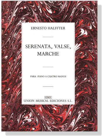 Ernesto Halffter【Serenata , Valse , Marche】Para Piano A Cuatro Manos(Piano Duet)	
