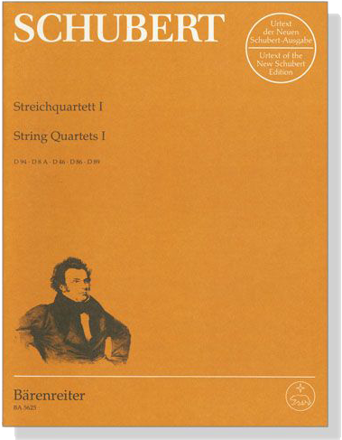Schubert String Quartets【Ⅰ】D 94 , D 8A , D 46 , D 86 , D 89 Schubert String Quartets【Ⅰ】D 94 , D 8A , D 46 , D 86 , D 89