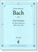 J. S. Bach【Drei Sonaten , BWV 1033-1035】für Flöte und Klavier
