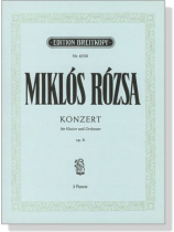 Miklós Rozsa【Konzert, Op. 31】für Klavier und Orchester , 2 Pianos Miklós Rozsa【Konzert, Op. 31】für Klavier und Orchester , 2 Pianos