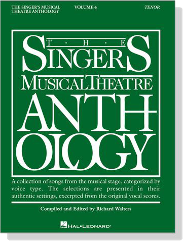The Singer's Musical Theatre Anthology , Volume 4  ,Tenor
