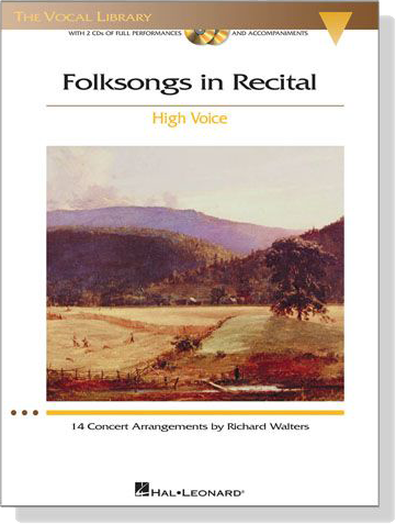 Folksongs in Recital【CD+樂譜】High Voice