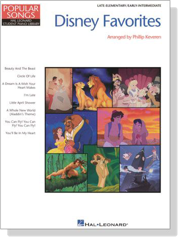 【Disney Favorites】Hal Leonard Student Piano Library