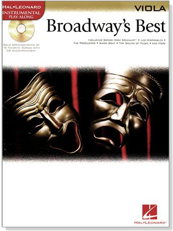 Broadway's Best【CD+樂譜】for Viola