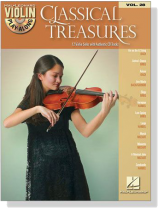 Classical Treasures【CD+樂譜】12 Violin Solos with Authentic CD Tracks ,VOL. 28