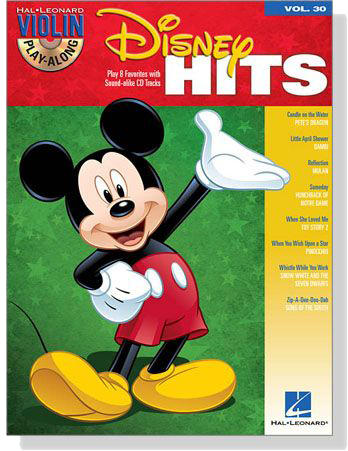 Disney Hits for Violin 【CD+樂譜】 Vol. 30