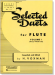 Selected【Duets】for Flute , Volume 1 , Easy-Medium