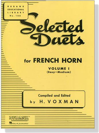 Selected 【Duets】 for French Horn, Volume  1 , Easy-Medium