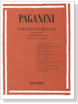 Paganini【Variazioni Di Bravura】Sulla quarta corda , sopra temi del “Mosè” di G. Rossini per Violino e Pianoforte
