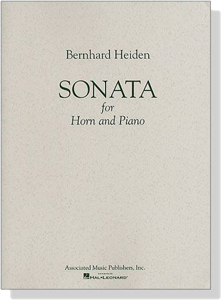 Bernhard Heiden【Sonata】for Horn and Piano