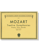 Mozart【12 Symphonies , Nos. 1-6】Piano , Four Hands , Book 1