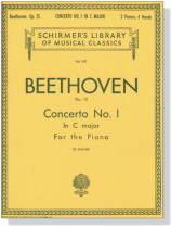Beethoven【Concerto No. 1 in C Major , Op. 15】for the Piano(2 Piano,4 Hands) Beethoven【Concerto No. 1 in C Major , Op. 15】for the Piano(2 Piano,4 Hands)