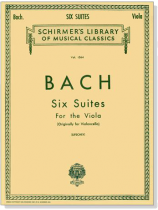 J.S. Bach【Six Suites】For the Viola(Lifschey) J.S. Bach【Six Suites】For the Viola(Lifschey)
