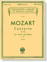 Mozart【Concerto No. 3 in G, K. 216】for Violin and Piano