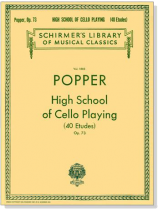Popper【High School of Cello Playing】40 Etudes Op.73 Popper【High School of Cello Playing】40 Etudes Op.73
