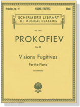 Prokofiev【Visions Fugitives , Op. 22 】for The Piano