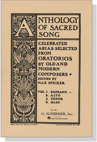Anthology of Sacred Song Vol. 1. , Soprano
