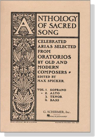 Anthology of Sacred Song Vol. 2. , Alto Anthology of Sacred Song Vol. 2. , Alto