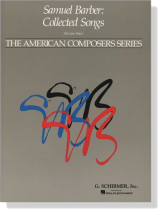 Samuel Barber【Collected Songs】Low Voice