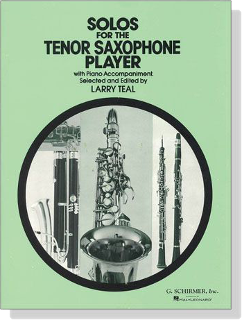Solos for the【Tenor Saxophone】Player with Piano Accompaniment