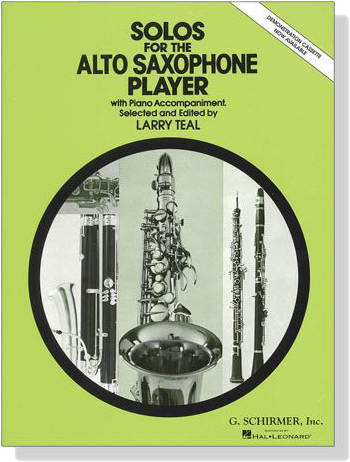 Solos for the【Alto Saxophone】Player with Piano Accompaniment