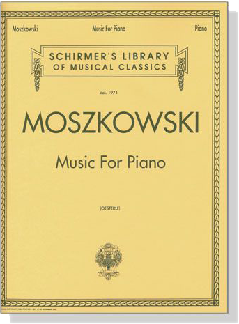 Moszkowski【Music for Piano】