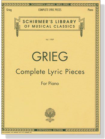 Grieg【Complete Lyric Pieces】for Piano