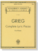 Grieg【Complete Lyric Pieces】for Piano