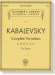 Kabalevsky【Complete Variations Op. 40, Op. 51, Op. 87】For Piano