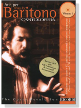 Cantolopera【CD+樂譜】Arie Per Baritono- Volume 1