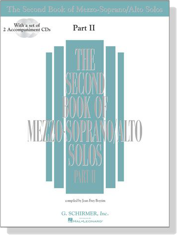 The Second Book of Mezzo-Soprano／Alto Solos【CD+樂譜】Part Ⅱ
